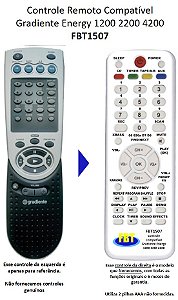 Controle Remoto Compatível - Gradiente AS40/2 AS80/2 1200 2200 4200 FBT1507