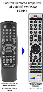 Controle Remoto Compatível Videokê RAF VMP9000 FBT447