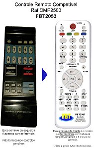 Controle Compatível RAF  KARAOKE CMP 3500 FBT2053