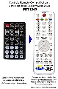 Controle Remoto Compatível Crosley Vitrola FBT1240