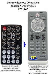Controle Remoto Compatível Crosley Vitrola FBT1240