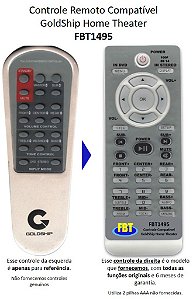 Controle Remoto Compatível - Goldship 1035 1039 1054 FBT1495