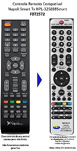 Controle Remoto Compatível Napoli Smart Tv NPL-32S888Smart FBT2572