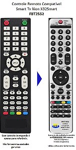 Controle Remoto Compatível XION smart 32 FBT2552