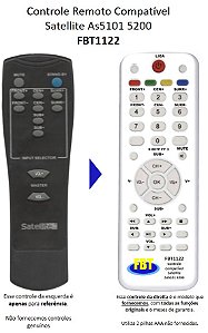 Controle Compatível Home Satellite AS5101 AS5200 AS5400 FBT1122