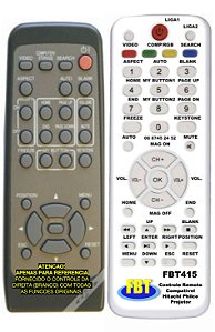 Controle Compatível para projetor Hitachi R003 FBT415