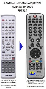Controle Compatível Com Hyundai 2000 FBT 314