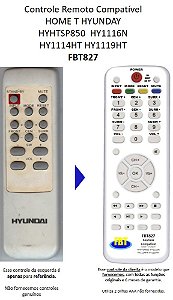 Controle Compatível para HT Hyundai HY-HTSP850 FBT827