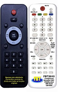 Controle Compatível Mondial CM7 FRAHM Mutil CM1800 FBT2610