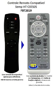 Controle Compatível para HT Home Semp STi CS5505 FBT2019