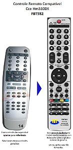 Controle Compatível para HT Home CCE HM-3300X FBT582