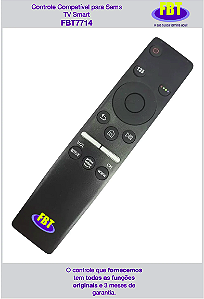 Controle Compatível para Samsung TV Smart FBT7714