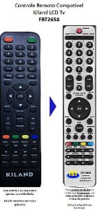 Controle Compatível KILAND KLD32D LEDTV FBT2658