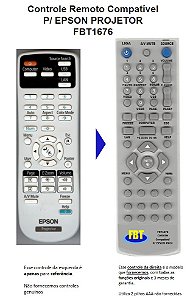 Controle Compatível para Projetor Epson H430A H429A H428A H428B H428B H429B 420 FBT1676