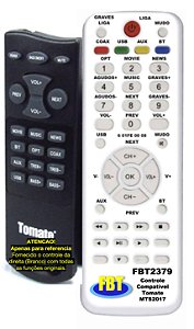 Controle Compatível para Soundbar Tomate FBT2379