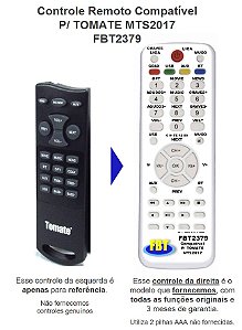 Controle Compatível para Soundbar Tomate FBT2379