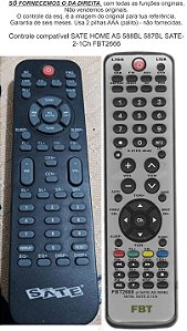 Controle Comp. Sate Home Ht As 588bl 587bl 2-1ch Fbt2666