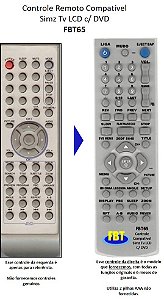 Controle Remoto Compatível - Tv com Dvd Simz Cybervision Gradiente Starsonic Semp Powerpack Mirage Trc Midi Japan Dubrabrand Samsung Diplomat H-Buster