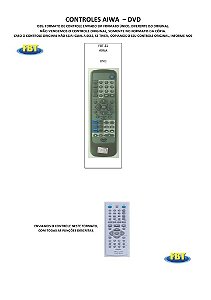 Controle Remoto Compatível - Dvd Aiwa Aiko Amvox Articom At pmc2e Atak Atecs Audioart Audiovox Avance Avox Azki Tech