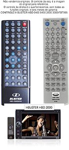 Controle Remoto Compatível - HBUSTER C/PHONE HBD 9400 HBD-9450AVN