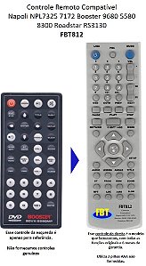 Controle Remoto Compatível - HBUSTER BOOSTER MIDI BDVX 5580MP