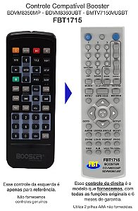 Controle Remoto Compatível - Booster  BDVM8350MP - BDVM8360UBT - BMTV7150VUSBT - FBT1715