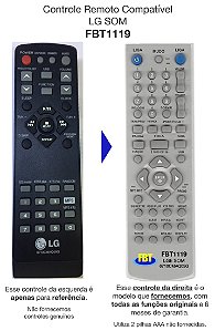 Controle Remoto Compatível LG SOM FBT1119