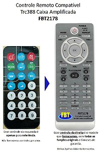 Controle Compatível Trc 388 Mp30x 389 Fbt2178