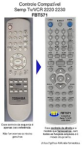 Controle Compatível Semp 2220/30 912/801/802 X688 X694 Fbt 571