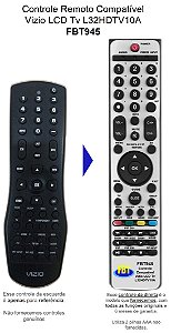Controle Compatível Com Vizio L32hdtv10a L42hdtv10a L6 10 Fbt 945