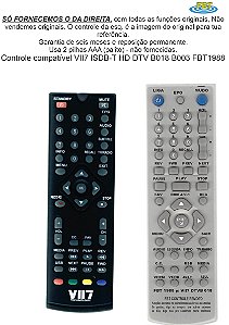 Controle Compatível Vii7  Isdbt Hd Dtvb013 B003 Fbt1988