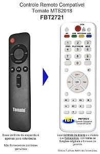 Controle Compatível Tomate Mts2018 Fbt2721
