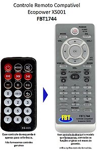 Controle Ecopower Xs-001 EP 1291 1292 300BT FBT1744