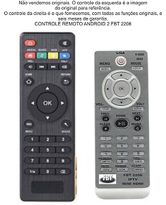 Controle Remoto Para Iptv Android Fbt 2206