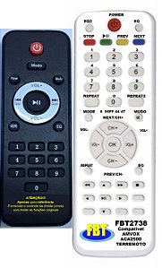 Controle Compatível AMVOX ACA2500 TERREMOTO FBT2738