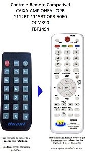Controle Compatível ONEAL OPB 1112BT 1115BT FBT2494