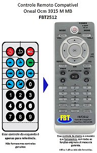 Controle Compatível Oneal Ocm 3915 M MB FBT2512