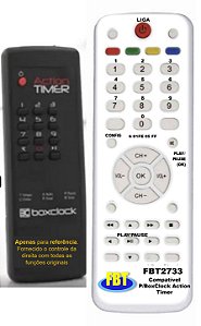 Controle Remoto Compatível BoxClock Action Timer FBT2733
