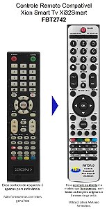 Controle Compatível Xion Led Smart Tv Xi32 40 55 Fbt2742