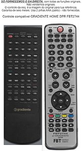 Controle Compatível GRADIENTE HOME DPR FBT2744