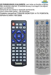 Controle Compatível Tomate Tv Mtm1410 Kr41 Fbt2665