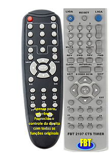 Controle Compatível Com TIMER CTS 10 FBT2197