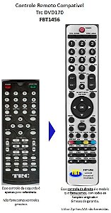 Controle Compatível Com Trc Dvd170 12 Fbt1456