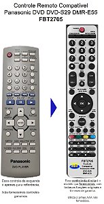 Controle Compatível Para DVD PANASONIC S29 FBT2705