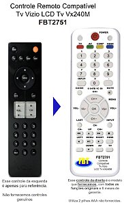Controle Compatível VIZIO LCDTV VX240M FBT2751