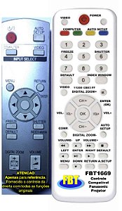 Controle Compatível Com PANASONIC PROJ FBT1669