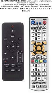 Controle Compativel Com PHILIPS MINI HIFI SYSTEM FX 20X 30X 50X 60X 70X 80X FBT2748