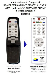 Controle Compativel Com Ht Goldship 0389 E PHT510 FBT1139