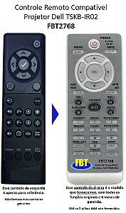 Controle Compatível Dell Tskb-ir02 4320 7760 S560 Fbt2768