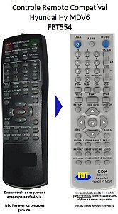 Controle Compatível Com HYUNDAI HY MDV6 USB FBT554